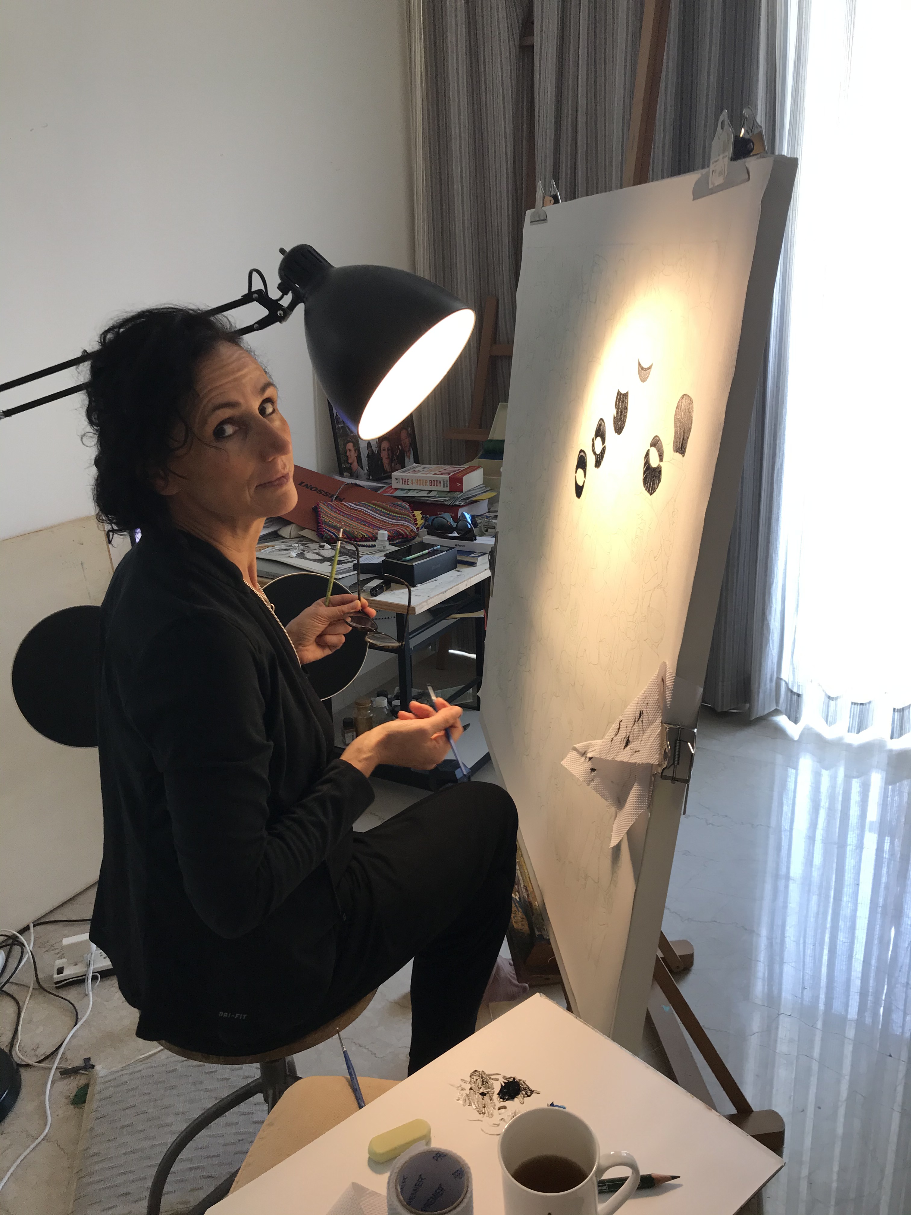 Sophie Jo in her studio